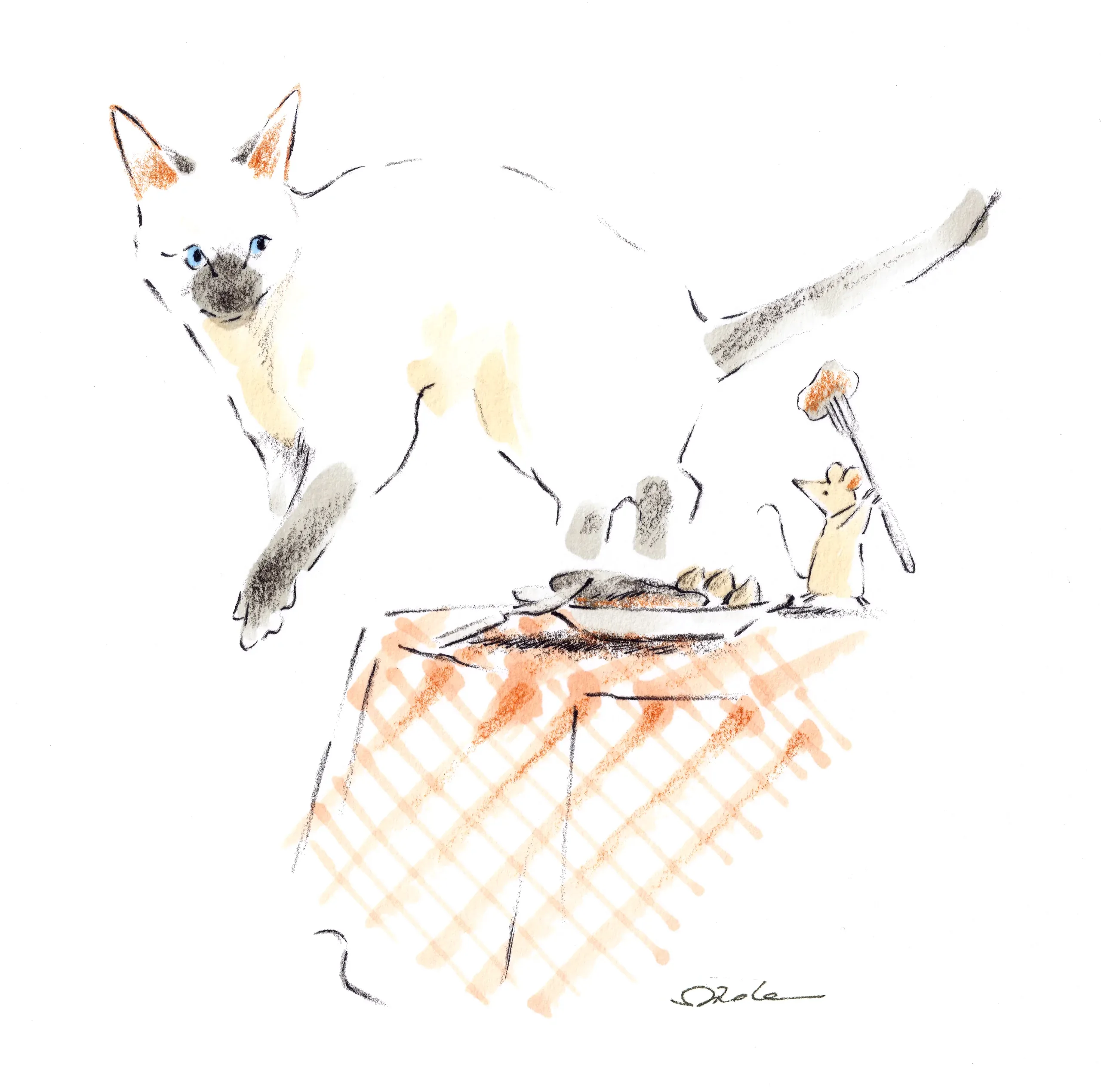 Table et assiette